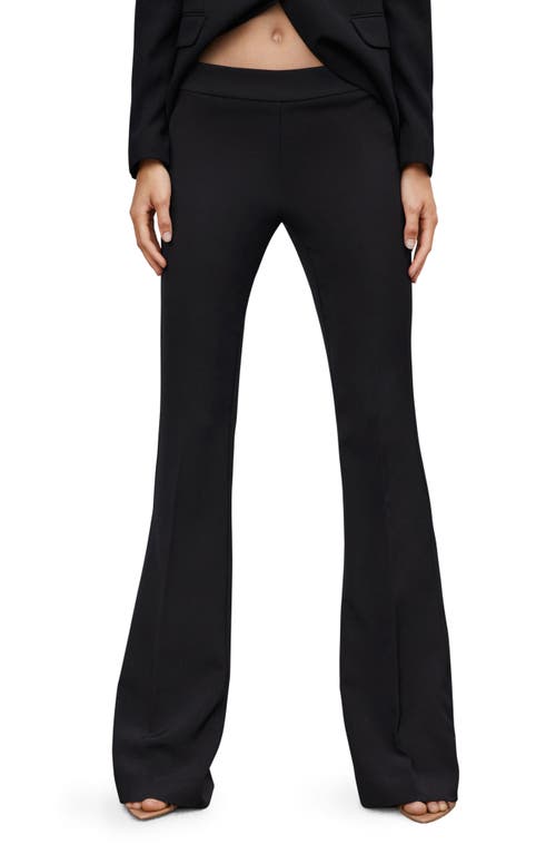 MANGO Flare Suit Pants in Black at Nordstrom, Size 4