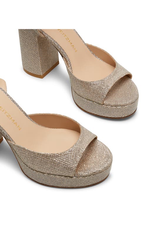 Stuart Weitzman Dayna Ii Platform Sandal In Poudre