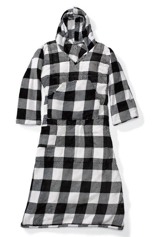 Ella Jayne Home Weighted Anti-anxiety Wearable Blanket In Black/white