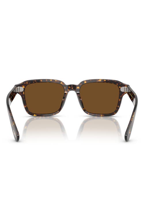 Shop Oliver Peoples 51mm Pillow Sunglasses In Brown Tortoise