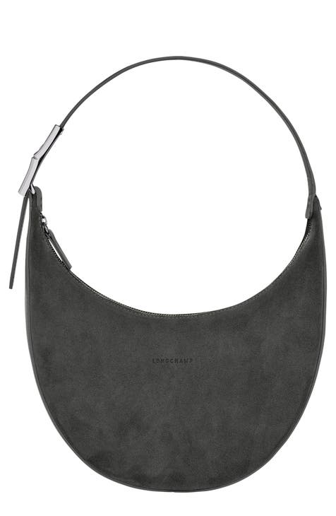 Longchamp, Bags, Black Longchamp Hobo Bag