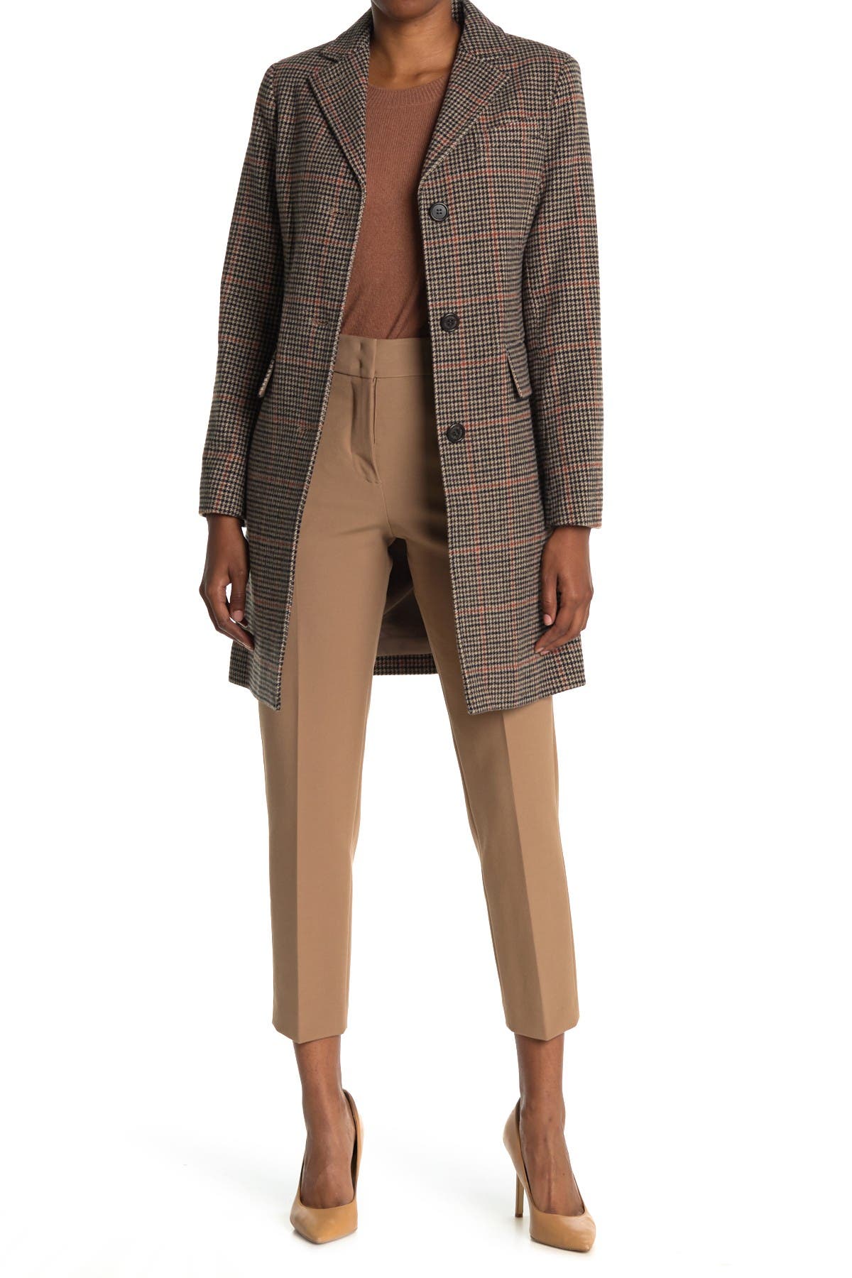 lauren ralph lauren houndstooth coat