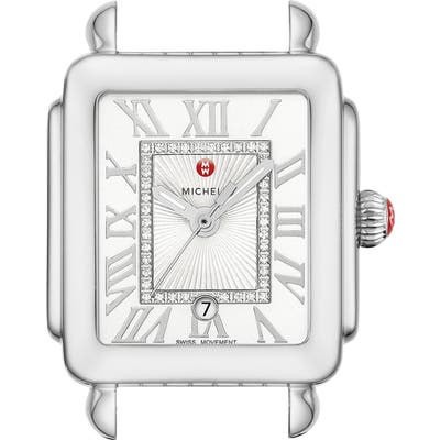 Michele Deco Madison Mid Diamond Dial Watch Head, 2m X 31mm