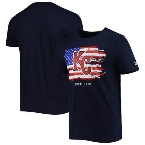 Men's New Era Navy New York Yankees 4th of July Jersey T-Shirt