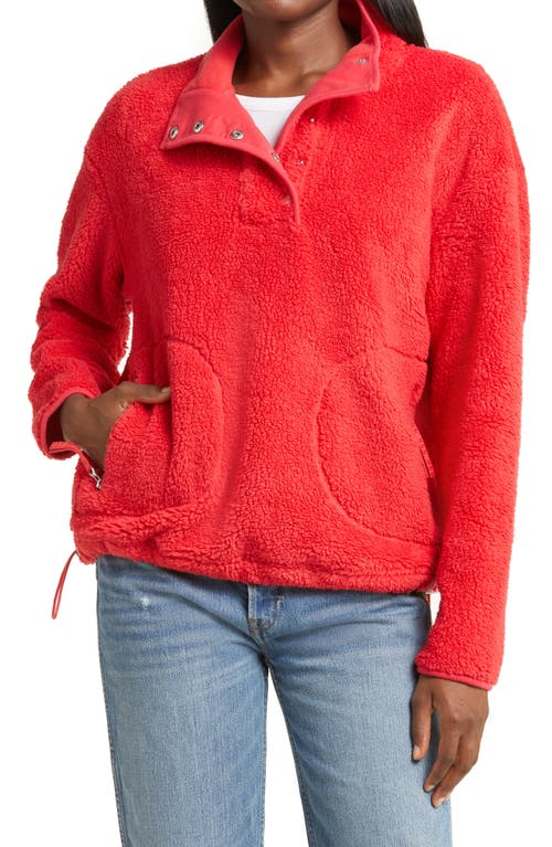 UGG(r) Atwell High-Pile Fleece Jacket in Red Berry