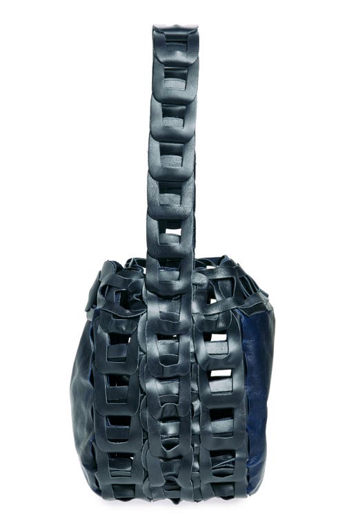 Sc103 Links Leather Tote In Stamp
