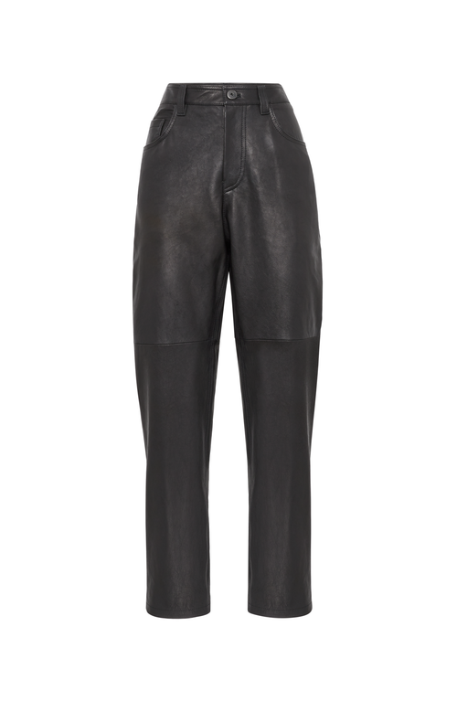 Shop Brunello Cucinelli Straight Five-pocket Trousers In Black