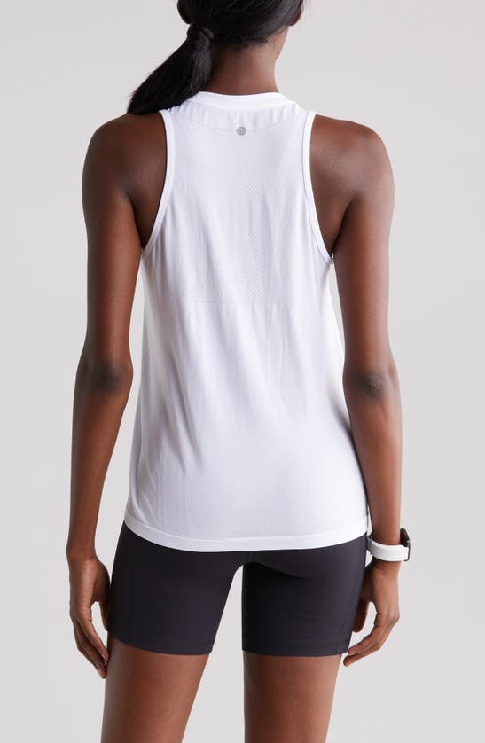 Shop Zella Propel Seamless Tank In White