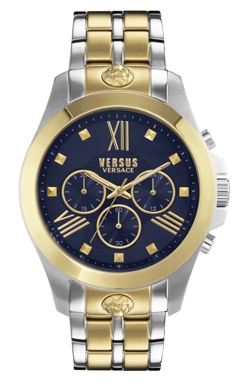 Shop Versus Versace Chrono Lion Chronograph Bracelet Watch, 44mm In Two Tone