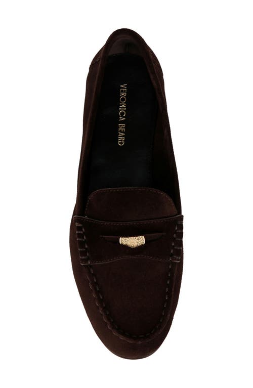 Shop Veronica Beard Penny Loafer In Espresso-ti