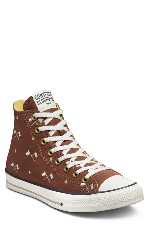 Shop Converse Gender Inclusive Chuck Taylor® All Star® 70 Hi Sneaker In Red Oak/egret/trailhead Gold