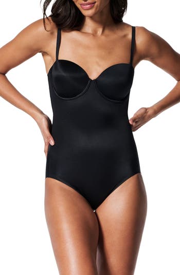 Spanx Suit your Fancy Strapless Cupped Panty Bodysuit Size M