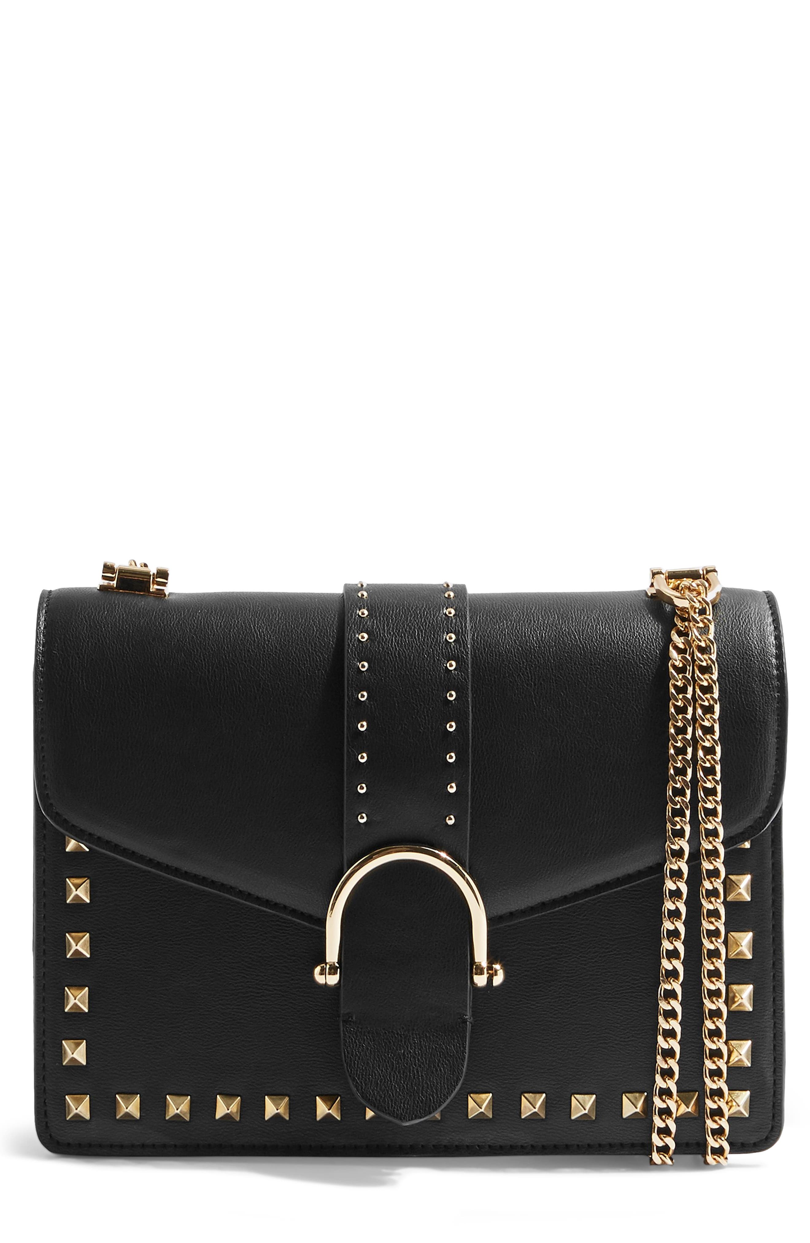 topshop beth studded shoulder bag