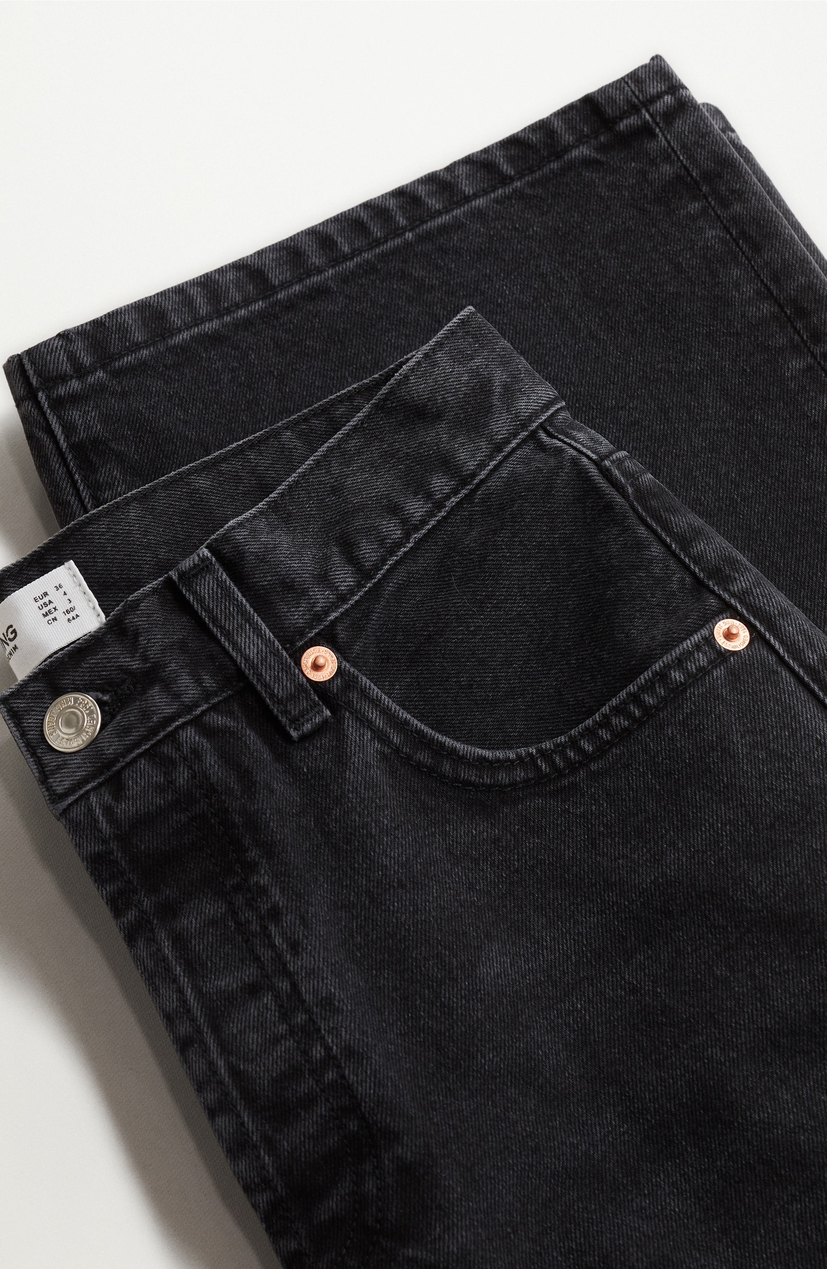 MANGO High Waist Straight Leg Jeans | Nordstrom