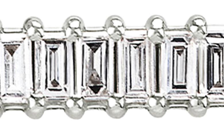 Shop Lana Baguette Diamond Bar Pendant Necklace In White Gold
