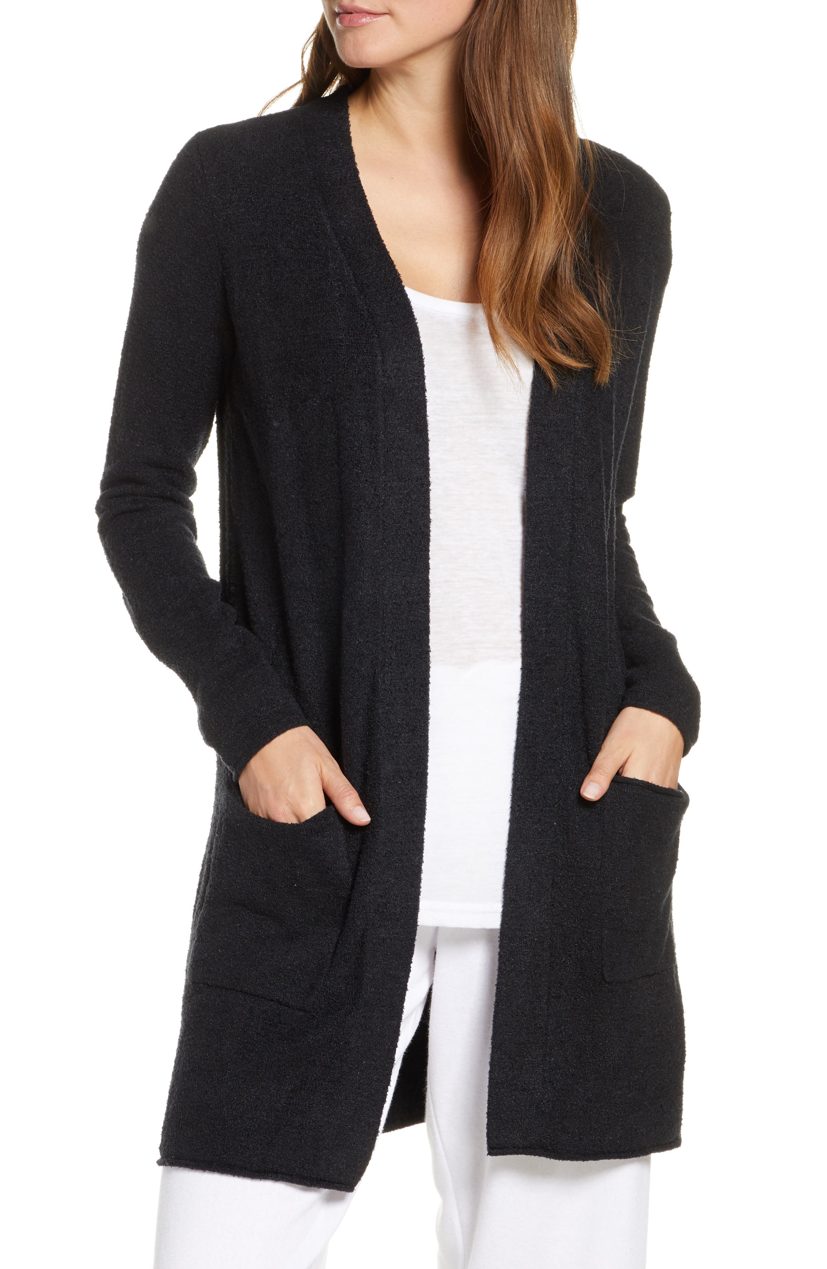 Youth Knit Open Cardigan Barefoot Dreams CozyChic Girls So-Cal Cardi w ...