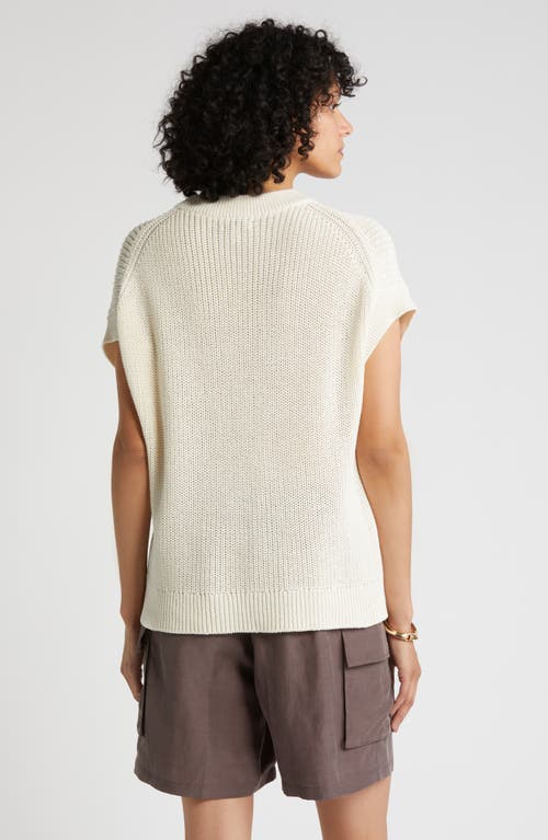 Shop Nordstrom Crewneck Sweater In Ivory Pristine