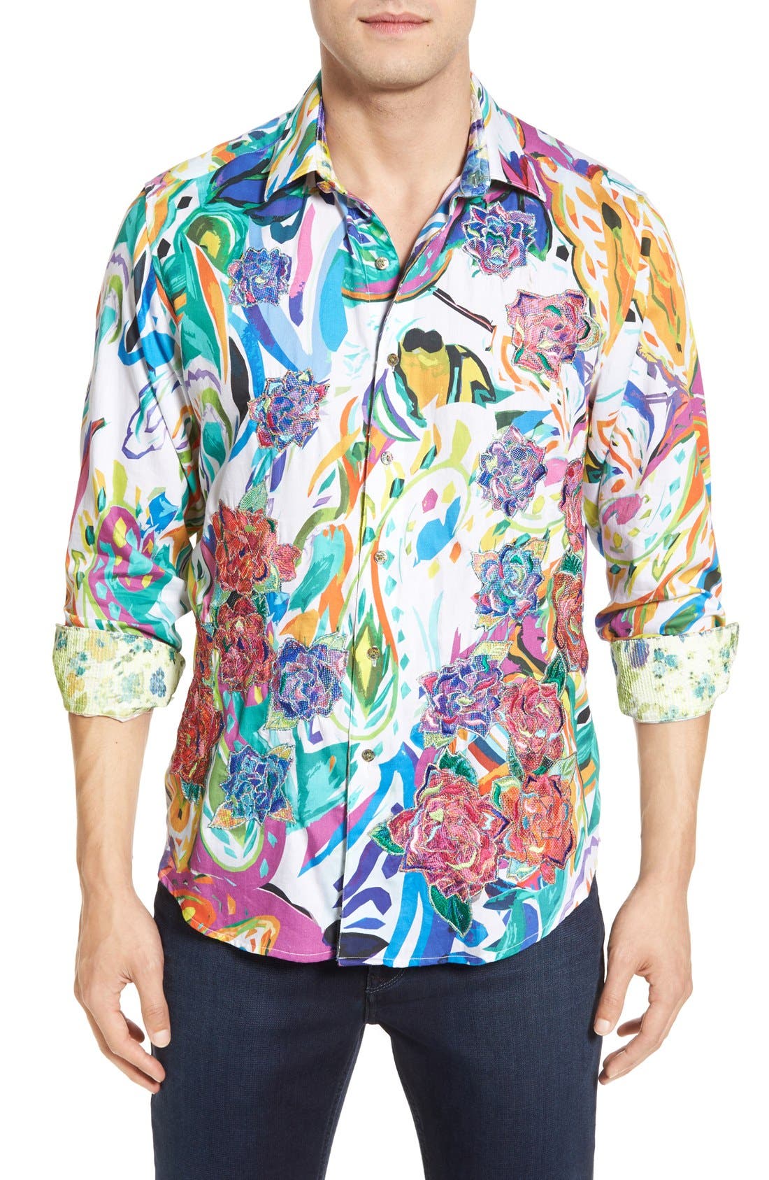 Robert Graham 'The Maroff Limited Edition' Print Sport Shirt Nordstrom