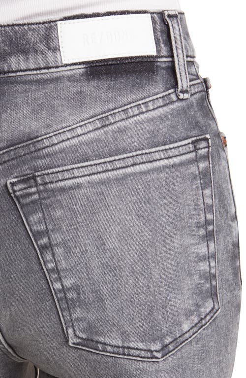 Re/done '90s High Waist Ankle Crop Jeans In Silver Fade