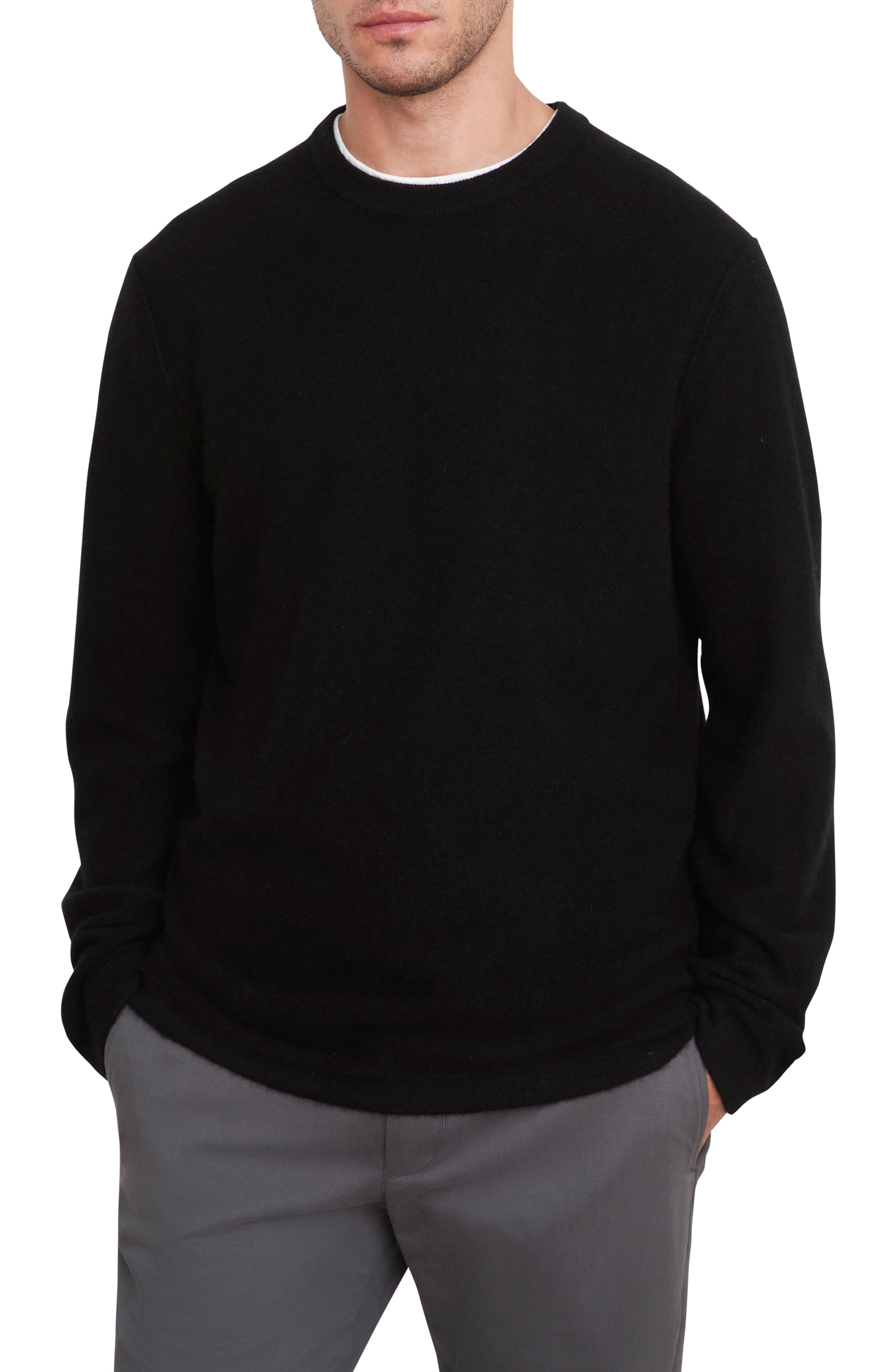 Men's Sweater cru neck in top cashmere 100% Clothing Gender-Neutral Adult Clothing Hoodies & Sweatshirts Sweatshirts 