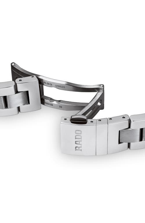 Rado Coupole Classic Automatic Bracelet Watch, 41mm In Silver/white/silver