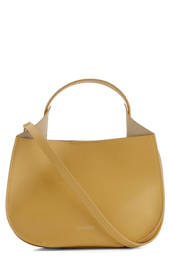 REE PROJECTS MINI HELENE LEATHER HOBO BAG