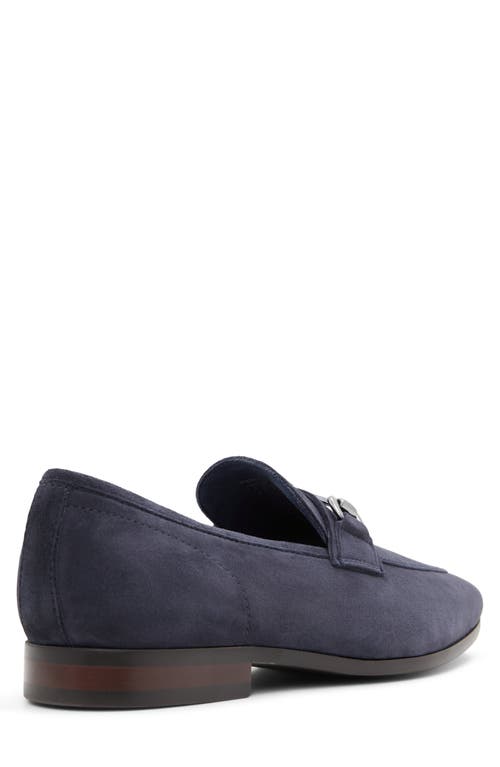 Shop Aldo Mullberry Apron Toe Bit Loafer In Navy