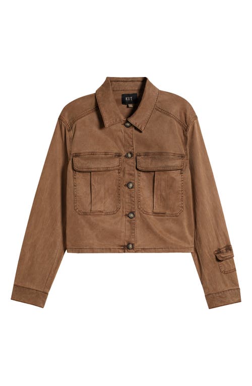 Kut From The Kloth Hendrix Button-up Jacket In Brown