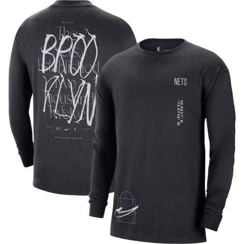 Brooklyn Nets Nike Youth Team Essential Practice Performance Long Sleeve  T-Shirt - Black