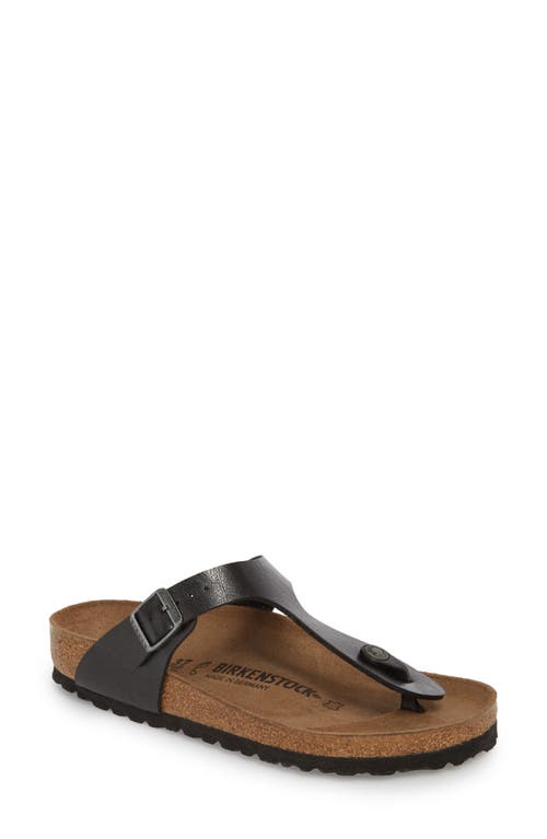 UPC 886454019566 product image for Birkenstock Gizeh Birko-Flor Flip Flop in Licorice at Nordstrom, Size 8-8.5Us | upcitemdb.com