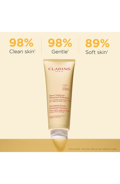 Clarins Hydrating Gentle Foaming Cleanser With Aloe Vera In No Color