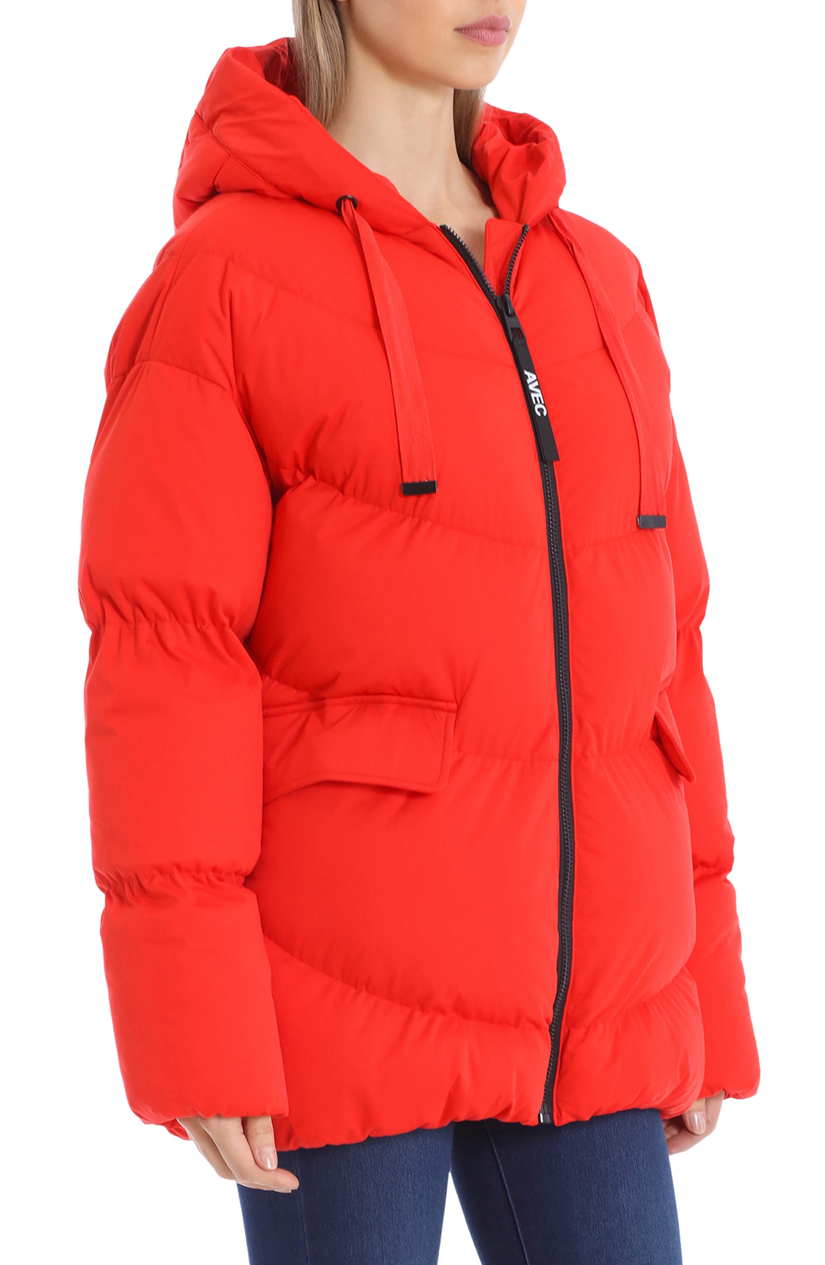 wrap puffer jacket avec les filles