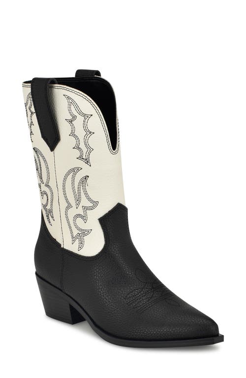 Nine West Yodown Pointed Toe Western Boot at Nordstrom,