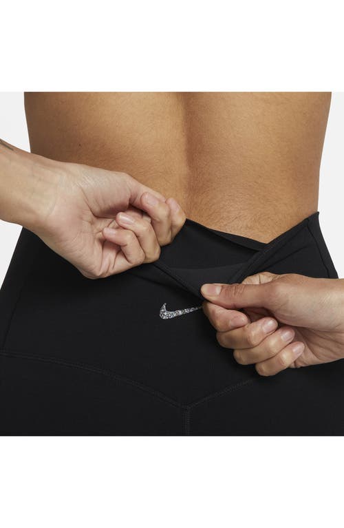 Shop Nike Yoga Dri-fit Luxe Pants In Black/multi Color