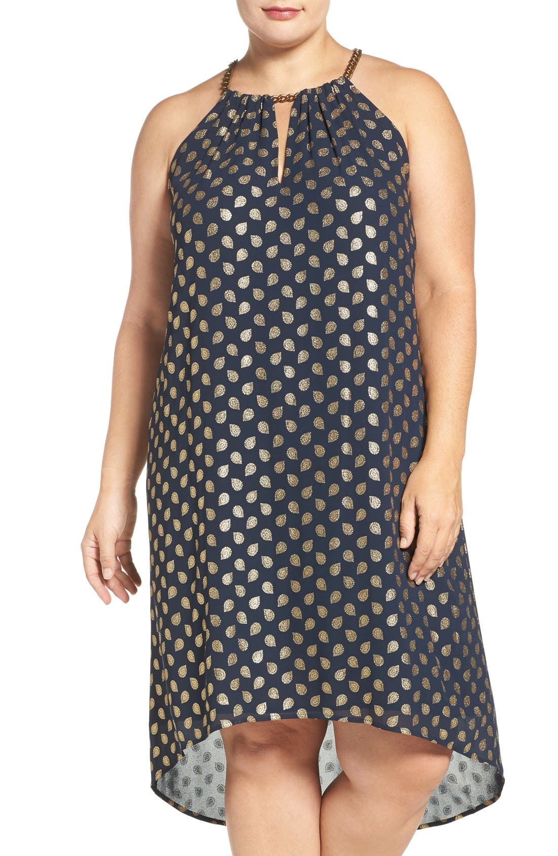 michael kors chain neck dress