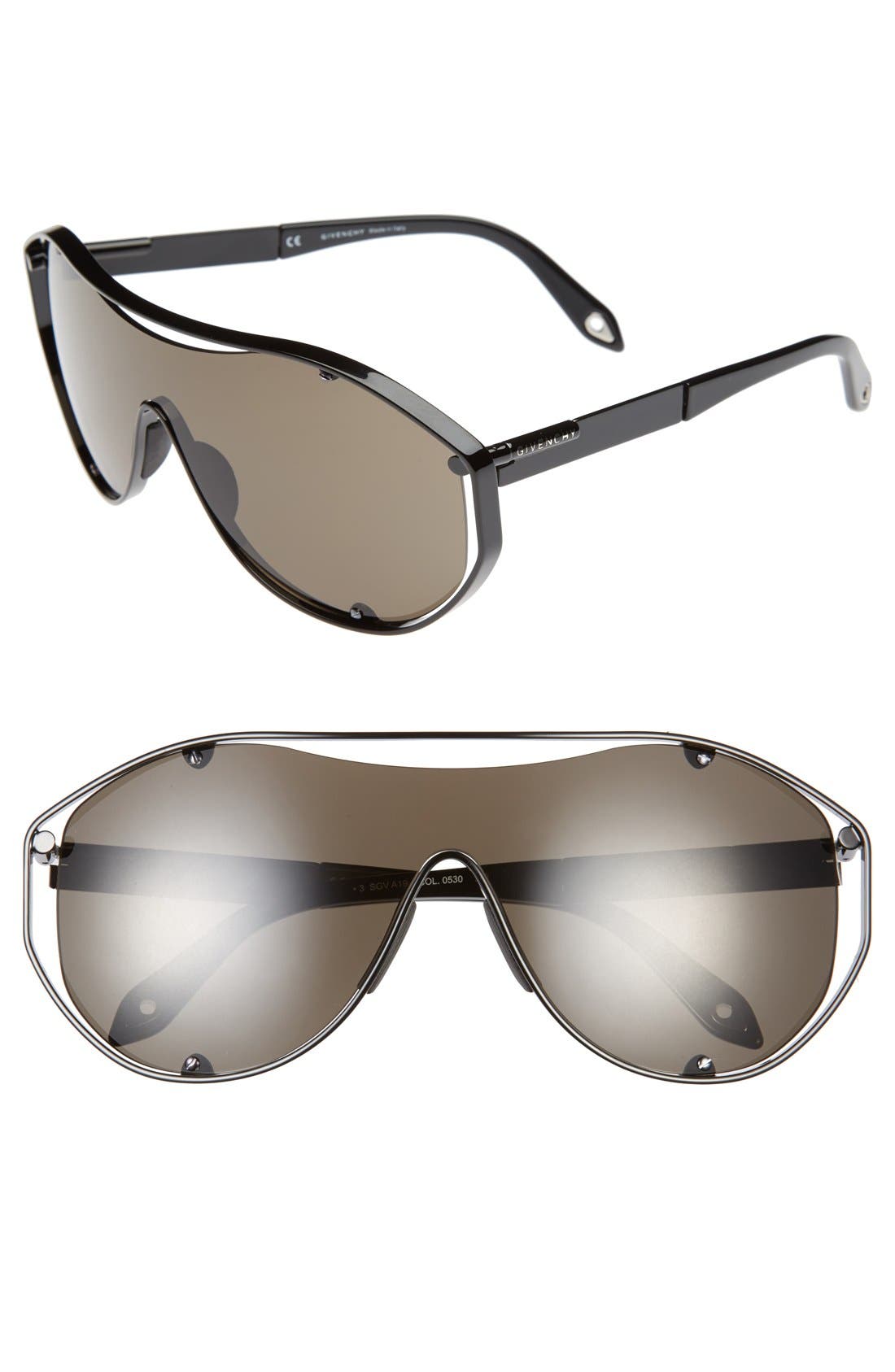 givenchy 99mm shield sunglasses