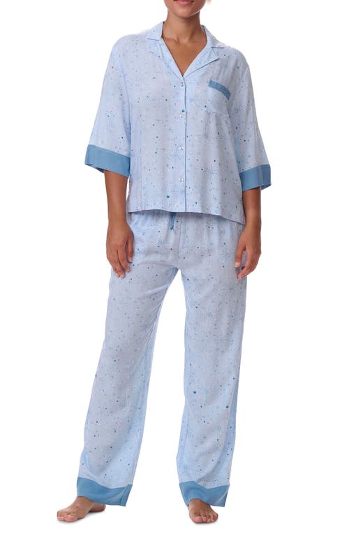Splendid Print Pajamas In Hghway Celestial