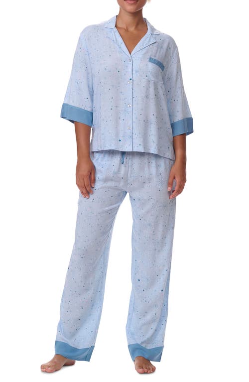 Shop Splendid Print Pajamas In Hghway Celestial