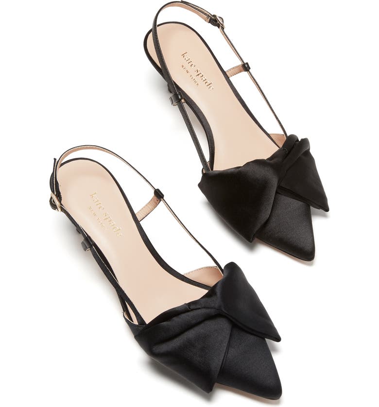 kate spade new york marseille bow pointed toe slingback pump | Nordstrom
