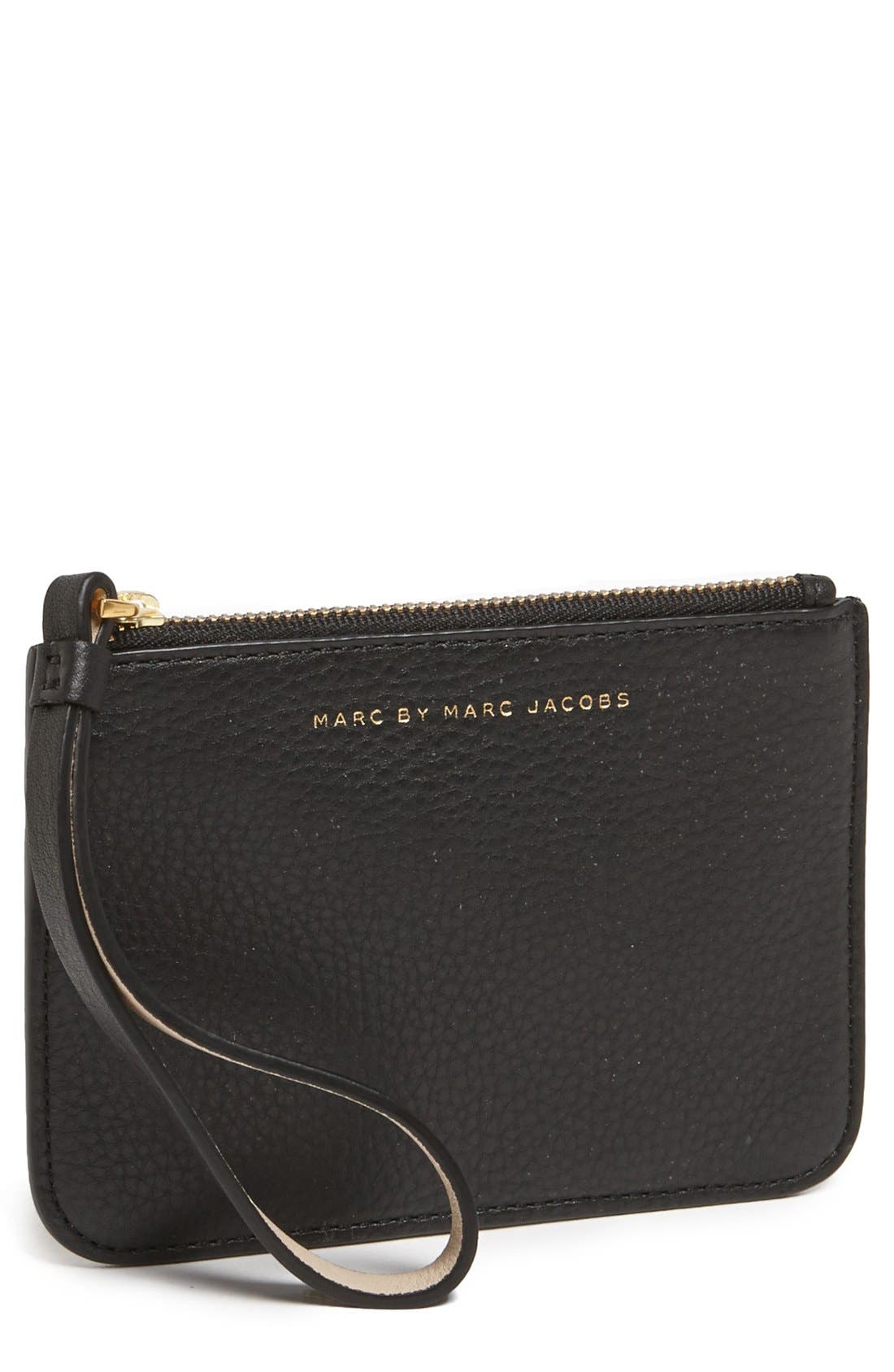 MARC BY MARC JACOBS 'Small Sophisticato' Leather Wristlet Nordstrom