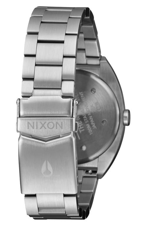 Shop Nixon Mullet Bracelet Watch, 38mm In Silver/teal