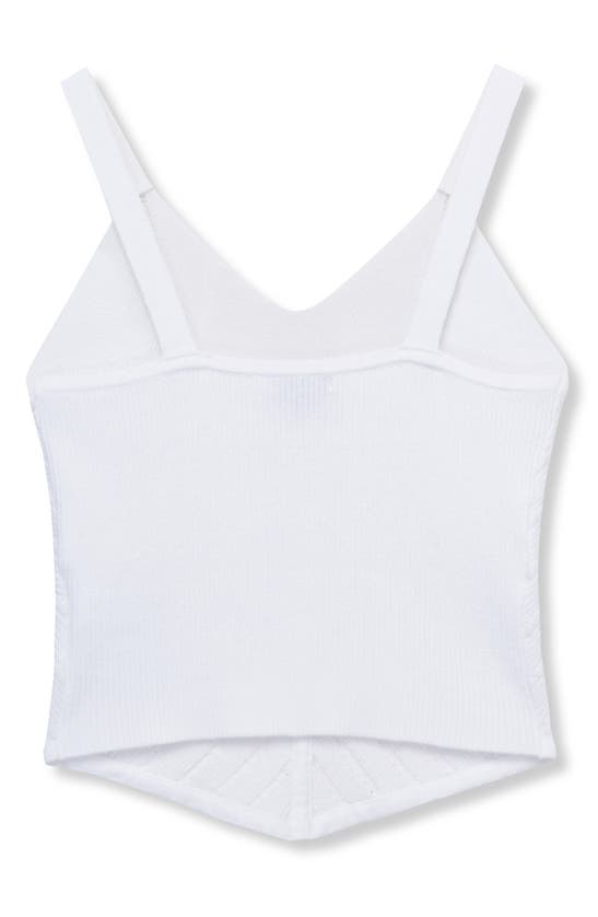 Shop Habitual Kids' Handkerchief Hem Sweater Camisole In White