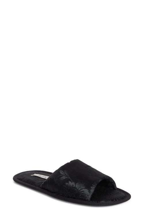 Shop The Row Frances Open Toe Slipper In Black