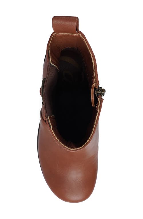 Candies Candie's Aster Platform Bootie In Cognac