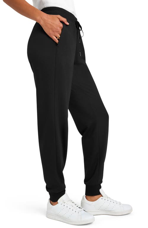 Shop Splendid Tie Waist Joggers In Black