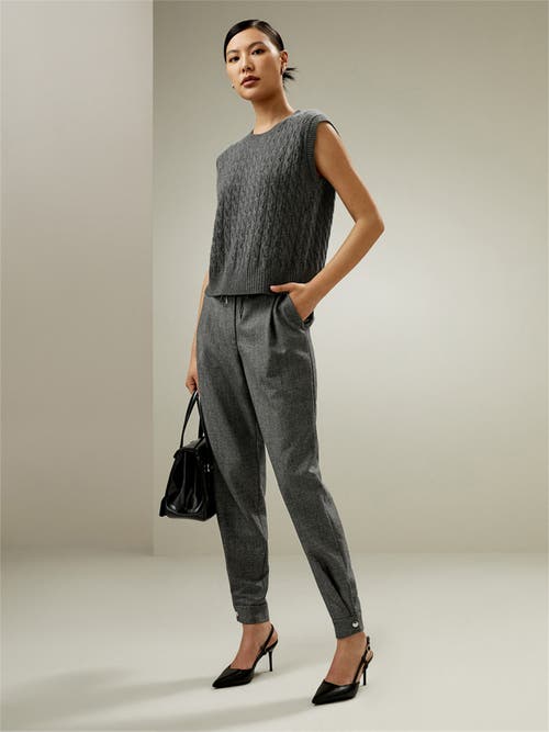 Lilysilk Sleeveless Cashmere Vest In Medium Gray