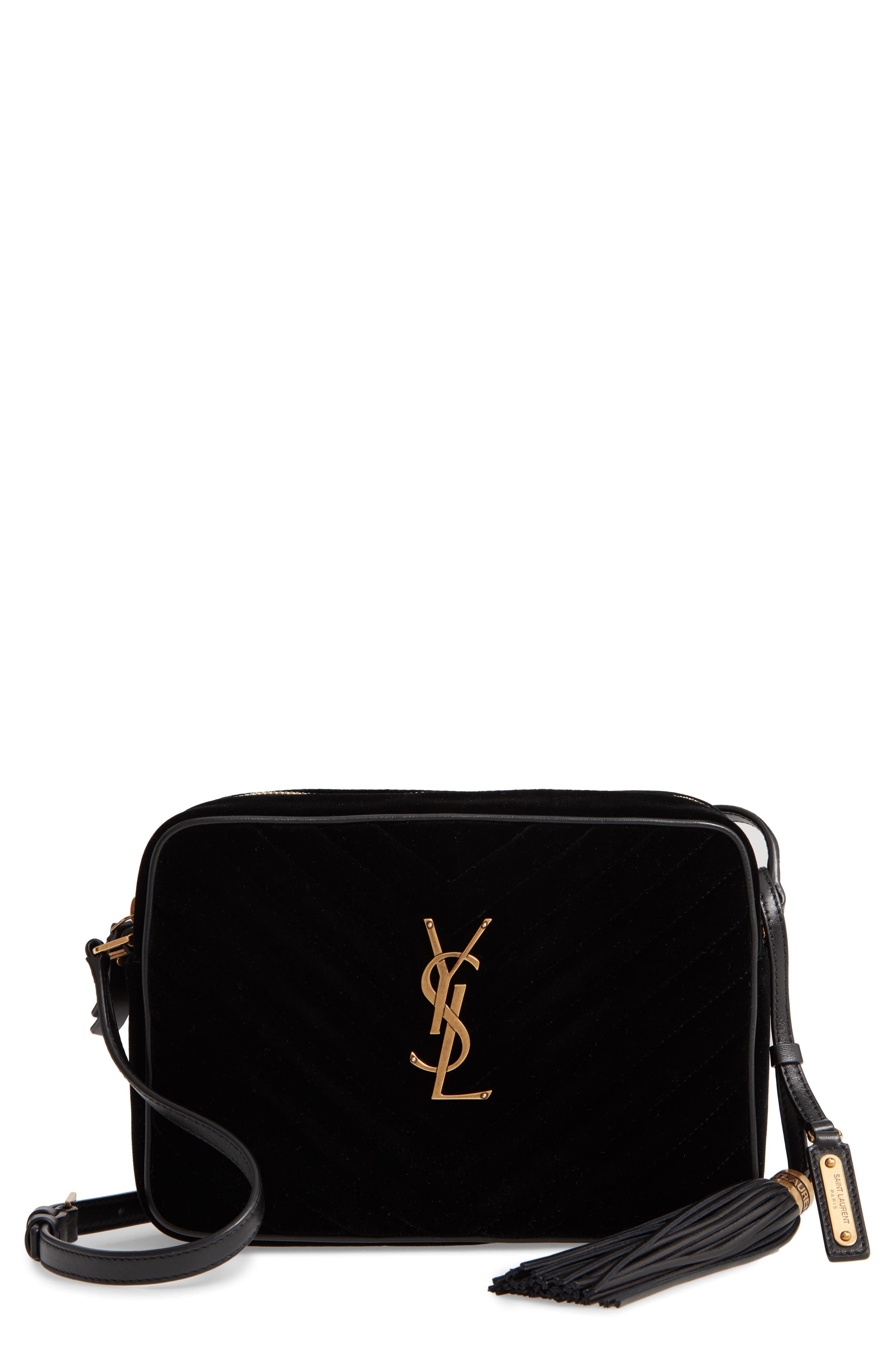 ysl velvet bag