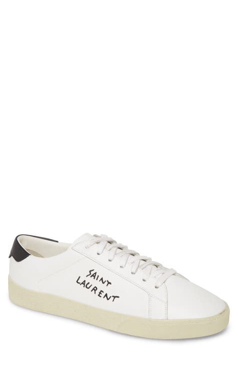 Saint Laurent White Leather Star Court Classic Low Top Sneakers Size 39 Saint  Laurent Paris