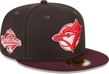 New Era Men's New Era Brown/Maroon Toronto Blue Jays Chocolate Strawberry 59FIFTY  Fitted Hat