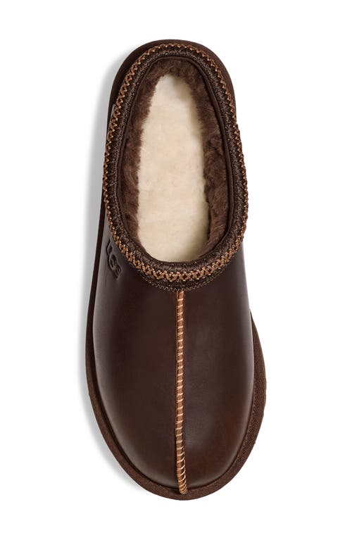 Ugg(r) Tasman Leather Slipper In Ironwood